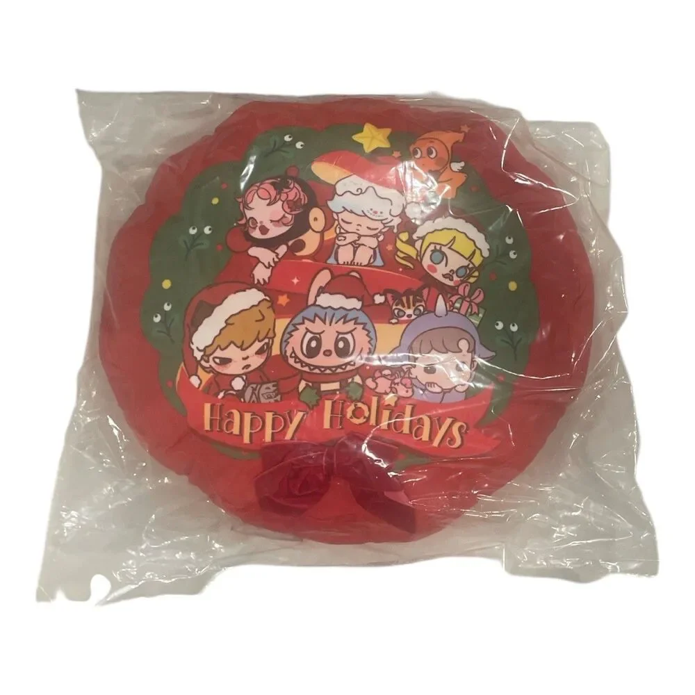 New Pop Mart Apple of My Eye Happy Holidays Pillow Labubu Molly‎ Dimoo Twinkle